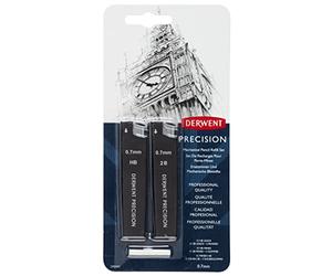 Derwent 0, 7 mm de précision crayon mécanique Ensemble de recharge