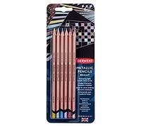 Derwent 2305602 Lot de 6 crayons métallisés Pastel Qualité professionnelle
