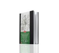 Derwent Academy - Carnet de Croquis A5 avec Couverture Rigide, 128 Feuilles de Papier 135 g/m², Surface Lisse, Pages Pré-perforées, pour Dessin/Croquis/Coloriage, Qualité Professionnelle, 2306011