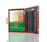 Derwent Academy - Coffret Cadeau Spécial Dessin & Coloriage, avec Crayons de Couleurs Neon/Metallic/Pastel & Accessoires, Coffret en Bois, Qualité Professionnelle, 2305950