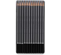 Derwent Academy - Set de 12 Crayons à Croquis dans une Boîte de Rangement, Crayons Graphites, Duretés 6B-5H, Mines Solides Précises, pour Dessin & Illustration, Qualité Professionnelle, 2301946