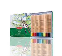 Derwent Academy - Set de 24 Crayons de Couleurs Aquarellables dans une Boîte de Rangement, Utilisables Secs ou Humides, pour Coloriage / Dessin / Illustration, Qualité Professionnelle, 2300226