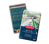 Derwent Artists - Set de 12 Crayons de Couleurs, Qualité Professionnelle, 32092