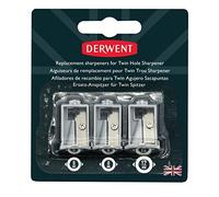 Derwent batterie de remplacement à double trou Taille-crayon (lot de 3)
