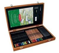 Derwent Academy, kit complet de 35 pièces pour débutants, collection conçue pour le dessin et l'esquisse, fournitures adaptées aux artistes adultes ou adolescents, 2300147
