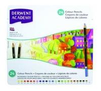 Derwent Crayons de couleur Boîte en métal 24 unités Multicolore