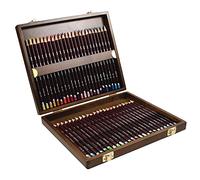 Derwent Coloursoft - Set de 48 Crayons de Couleurs dans un Coffret en Bois, Qualité Professionnelle, 2301660