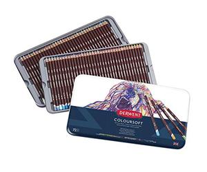 Derwent Coloursoft - Set de 72 Crayons de Couleurs, Qualité Professionnelle, 0701029