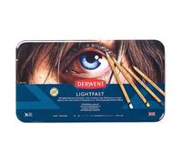 Derwent Crayons de couleur Lightfast Boîte métallique 36 pièces multicolore