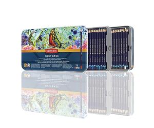 Derwent Inktense Boîte de crayons aquarellables Set of 72 Multicoloured