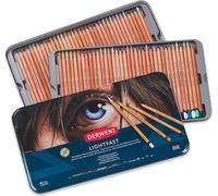 DERWENT Lightfast crayons de couleur à l'huile, 72pcs dans une boîte en métal