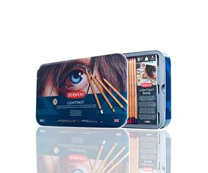 Derwent Lightfast - Set de 100 Crayons de Couleurs dans un Coffret en Bois, Mines Rondes de 4 mm, Texture Crémeuse, Dessin & Coloriage, Qualité Professionnelle, 2306017