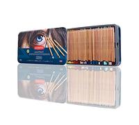 Derwent Lightfast - Set de 72 Crayons de Couleur, Coffret Cadeau en Bois, Mines Rondes Solides 4 mm, Texture Crémeuse, pour Dessin & Coloriage, Qualité Professionnelle (2302722)