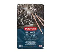 Derwent Box Metallic Pencil 12 Units Multicolore Enfants