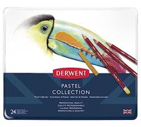 Derwent Pastel Collection - Set Découverte de 24 Crayons & Craies Pastel avec Accessoires, Qualité Professionnelle, 0700301