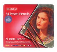 Derwent Pastel Crayon Étain, 24-Pack