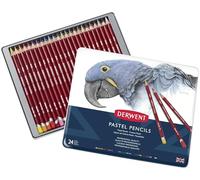 Derwent Pastel - Set de 24 Crayons Pastels, Qualité Professionnelle, 32992