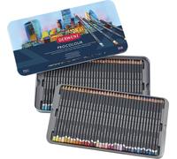 DERWENT Procolour crayons de couleur à pigments, 72pcs dans une boîte en métal