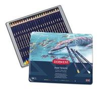 Derwent - Crayons de couleurs aquarellables Inktense - Qualité professionnelle, permanents - Set de 72