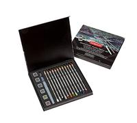 Derwent - Set de Peintures Aquarelles & Crayons de Couleur Aquarellables Graphitint, Mines Solides de 4 mm, Coffret Cadeau, 2305949