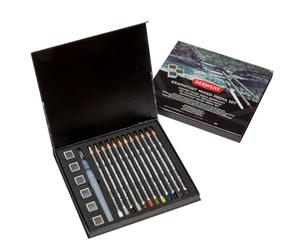 Derwent - Set de Peintures Aquarelles & Crayons de Couleur Aquarellables Graphitint, Mines Solides de 4 mm, Coffret Cadeau, 2305949