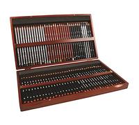 Derwent Sketching Collection - Set de 72 Crayons dans un Coffret en Bois, Qualité Professionnelle, 2301902
