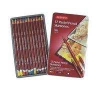 Derwent Skintones Coffret 12 Crayons Pastel Boîte En Métal (Import Royaume Uni)