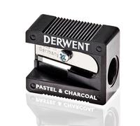 Derwent - Taille-crayon pour crayons pastel et fusain, taille-crayon manuel, qualité professionnelle, 0700234