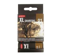 Derwent - Xl Charcoal - Bloc Fusain Teinté Aquarellable Ocre - 01