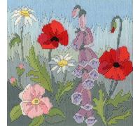 Derwentwater Designs Kit de broderie au point de croix Saisons de point de croix Été