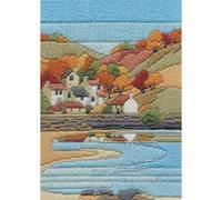 Derwentwater Designs Kit de broderie au point long Motif automne côtier