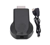 Derwrtup Adaptateur de Mise en Miroir d'écran pour téléviseur, Dispositif de Mise en Miroir d'écran,Adaptateur de Streaming TV à Affichage sans Fil - Récepteur Miroir d'écran à Connexion Rapide Haute