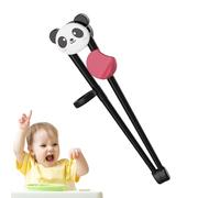 Derwrtup Baguettes d'entraînement pour enfants - Baguettes d'apprentissage - Baguettes avec motif animal de dessin animé - Pour apprendre et s'entraîner aux débutants - Réutilisables, passent au