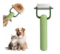 Derwrtup Brosse Pour Chien Anti Perte Poils, Outil Canin, Double Face Design Cactus Pour Goldendoodle Caniche Cheval Animaux