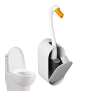 Derwrtup Brosse WC Murale RV,Brosse Nettoyante WC Design Cygne - Économiseur D'Espace avec Nettoyant Intégré pour Baignoire Sol Évier Salle De Bain
