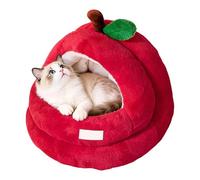 Derwrtup Cabane À Chat - Tente de Sommeil Doudou Respirante et Semi-Fermée pour Animal de Compagnie | Caverne pour Chat | pour Chaton Chiot Jardin Balcon Terrasse
