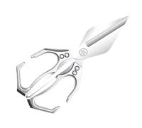 Derwrtup Ciseaux de cuisine pour aliments, ciseaux de cuisine polyvalents pour viande et volaille - Outil de cuisson antidérapant en acier haute performance pour poisson, dinde, poulet, fruits de mer
