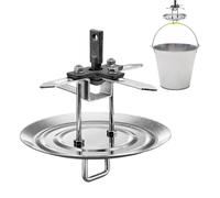 Derwrtup Crochet pivotant pour charge lourde - Crochet rotatif en acier - Pour atelier, garage, rénovation domestique
