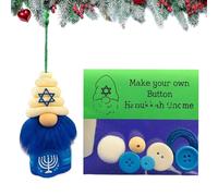 Derwrtup Décorations De - Gnomes sans Visage Confectionnés À La Main - Décorations De en Bouton pour Intérieur | pour Et Adultes Lors d'une Célébration De Fête Hivernale