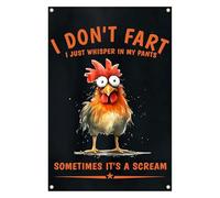 Derwrtup Drapeau de poulet amusant, tapisserie amusante pour chambre à coucher | Décoration murale drapeau double face, outil de décoration multifonction pour dortoirs d'étudiants, salon familial et