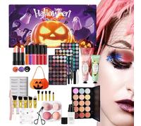 Derwrtup Kit de maquillage complet | Palette de fard à paupières - Kit complet de maquillage pour femme, palette de fard à paupières, pinceau de maquillage durable pour adolescentes