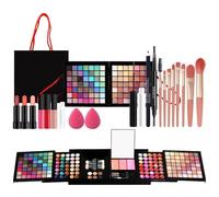 Derwrtup Kit de maquillage pour femme Kit complet,Kit de maquillage complet,Kit de maquillage débutant - Ensemble de cosmétiques complet pour débutants et professionnels, comprend des cosmétiques et