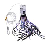 Derwrtup Leurre à roulettes - Leurre d'eau salée pour poissons et truites - Leurre flottant Accessoires pour pêcheurs pêche de nuit perche perche poisson-chat pêche kayak cadeau de fête des pères