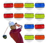 Derwrtup Lot de 12 balles de Golf pour Femme - Système de Orbital à 360 ° - Aide à l'entraînement et Accessoires de Sport pour Homme et Femme