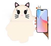 Derwrtup Mini figurines décoratives pour smartphones - Figurine de smartphone fantôme d'Halloween - Mini décorations autocollantes mignonnes pour femmes et hommes pour tablette et smartphone comme