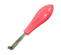 Derwrtup Nettoyeur De Brosse À Cheveux,Dégraisseur De Brosses À Cheveux Et Outil De Nettoyage - Grattoir Anti-Poussière avec Manche Et Accessoires Coiffure pour Éliminer Peluches Et Résidus