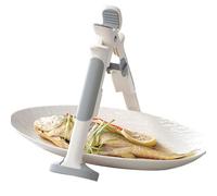 Derwrtup Pince à assiettes chaudes, gripper pour plats chauds, clip anti-brûlure pour plaques | Pince à bol antidérapante 2 en 1 pour cuisson des grillades