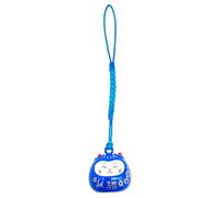 Derwrtup Porte Clef du Chat Maneki Neko, Pendentifs Japonais en Forme De Chat Porte-Bonheur en Cuivre avec Clochettes pour Téléphone Portable, Porte-clés, Voiture, Sac À Dos, Pendentif Porte-Bonheur