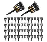 Derwrtup Porte-engrais pour orchidées - Inserts pour paniers de libération de nutriments - Boîte de 50 engrais pour - Pour orchidées pour protéger contre les dommages causés par les animaux à