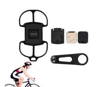 Derwrtup Porte-Téléphone pour Vélo - Pince Universelle Rotative 360 Degrés Anti-Choc | Support de Guidon pour Smartphone - pour Randonnée Appels Vidéo Navigation Enregistrement Streaming GPS